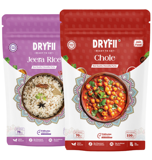 Jain Chole Rice