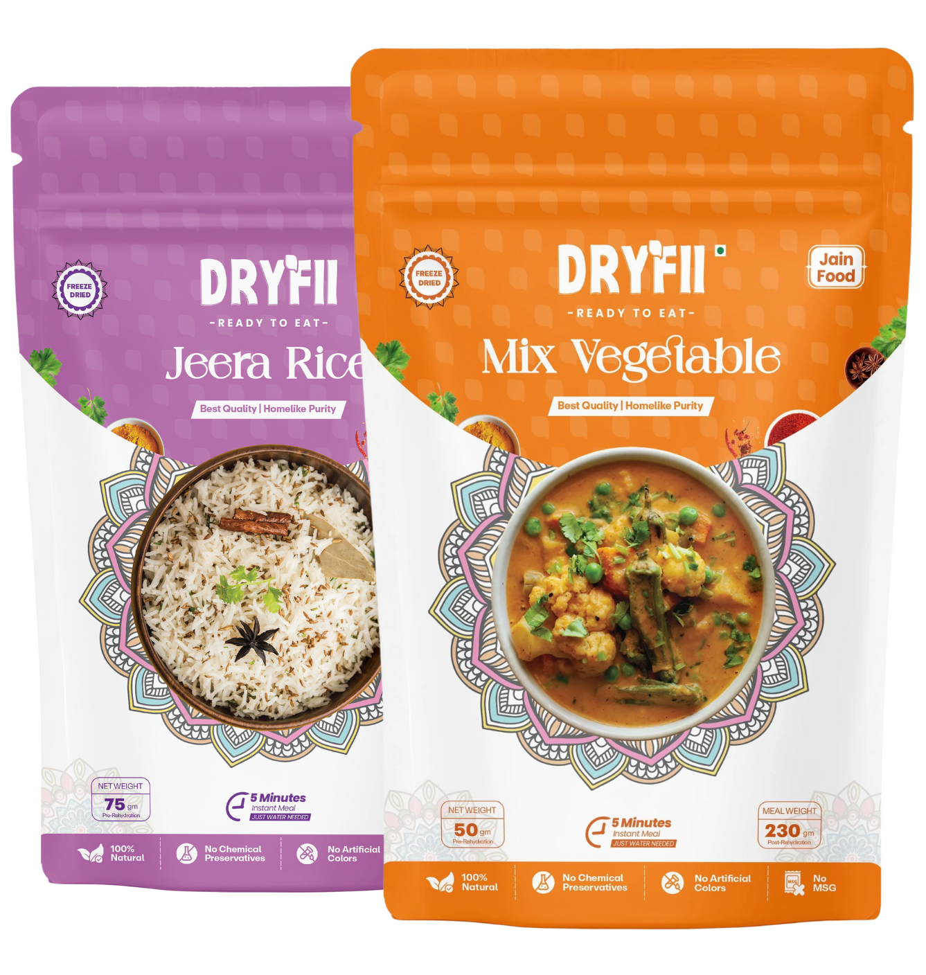 Jain Mix Veg Rice