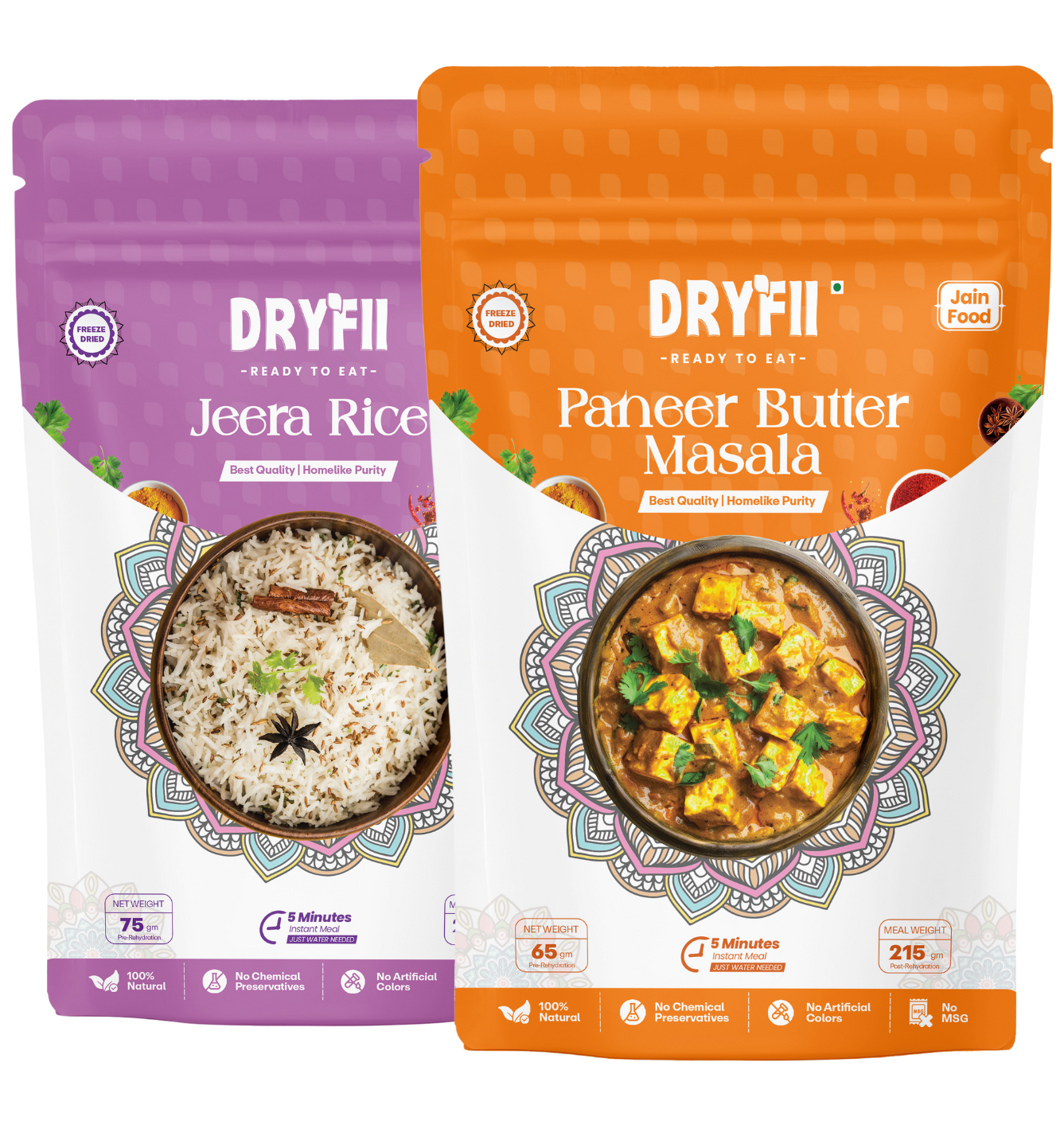 Jain Paneer Butter Masala Rice